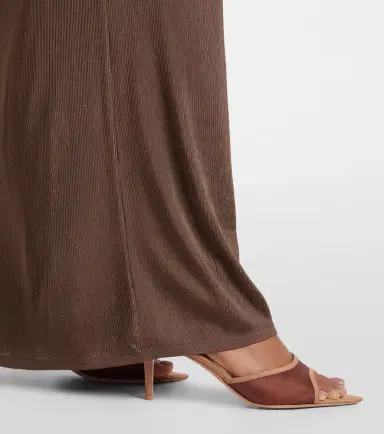 Gianvito Rossi Dorotea suede-trimmed mesh mules | Thumbnail 5 Gianvito Rossi Dorotea suede-trimmed mesh mules | Thumbnail 5