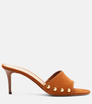 Gianvito Rossi Avelin embellished suede sandals | Thumbnail 3