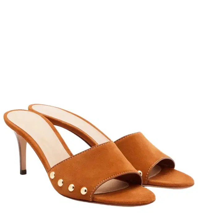 Gianvito Rossi Avelin embellished suede sandals