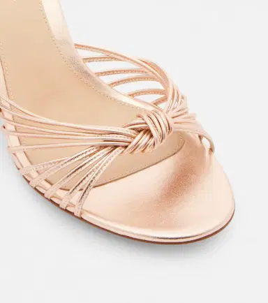 Gianvito Rossi Sofia metallic leather mules | Thumbnail 4