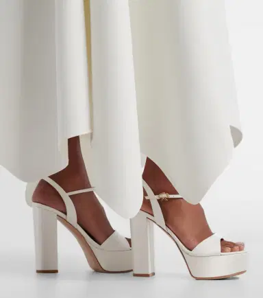 Gianvito Rossi Marlena satin platform sandals | Thumbnail 6 Gianvito Rossi Marlena satin platform sandals | Thumbnail 6