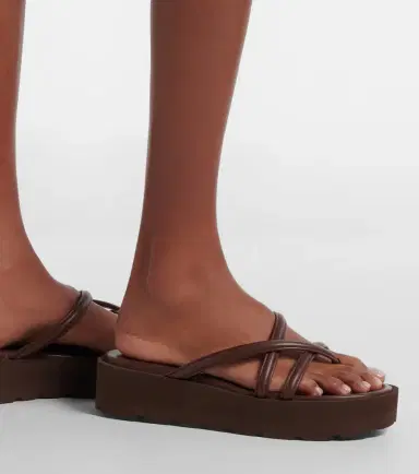 Gianvito Rossi Nadina leather platform sandals | Thumbnail 5