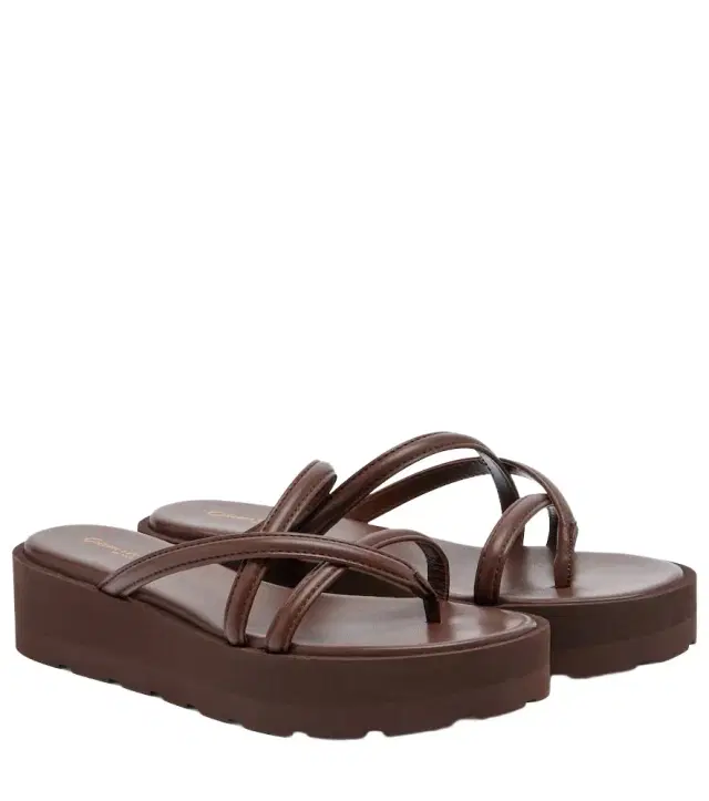 Gianvito Rossi Nadina leather platform sandals
