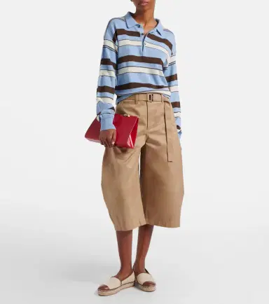 Gianvito Rossi Leather-trimmed canvas espadrilles | Thumbnail 5