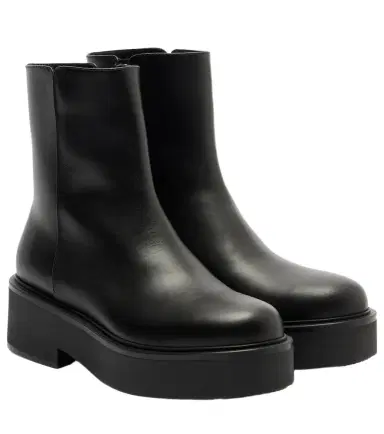 Gianvito Rossi Hiro leather platform ankle boots | Thumbnail 1 Gianvito Rossi Hiro leather platform ankle boots | Thumbnail 1