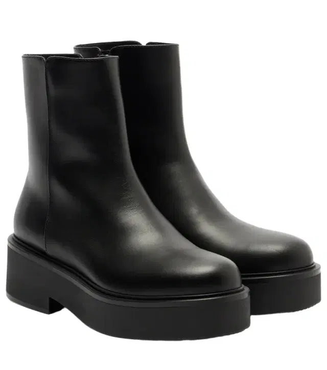 Gianvito Rossi Hiro leather platform ankle boots