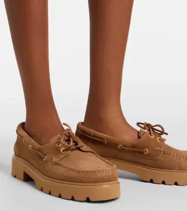 Gianvito Rossi Olonne suede boat shoes | Thumbnail 5 Gianvito Rossi Olonne suede boat shoes | Thumbnail 5