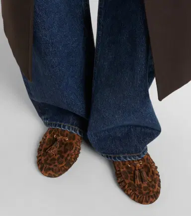 Gianvito Rossi Théa leopard-print suede loafers | Thumbnail 5 Gianvito Rossi Théa leopard-print suede loafers | Thumbnail 5