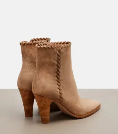 Gianvito Rossi Leather-trimmed suede ankle boots | Thumbnail 3 Gianvito Rossi Leather-trimmed suede ankle boots | Thumbnail 3