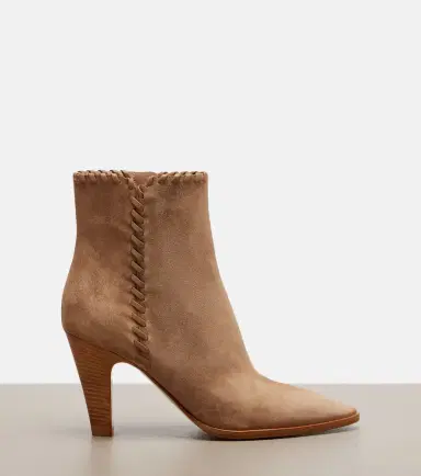 Gianvito Rossi Leather-trimmed suede ankle boots | Thumbnail 4 Gianvito Rossi Leather-trimmed suede ankle boots | Thumbnail 4