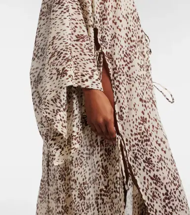 The Attico Leopard-print cotton beach cover-up | Thumbnail 2