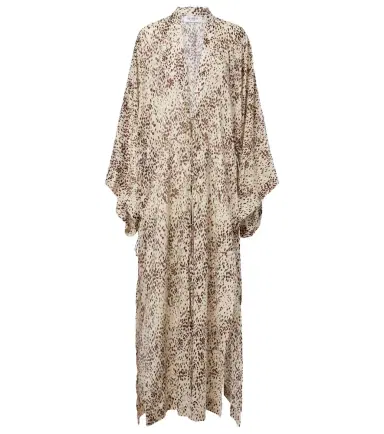 The Attico Leopard-print cotton beach cover-up | Thumbnail 1
