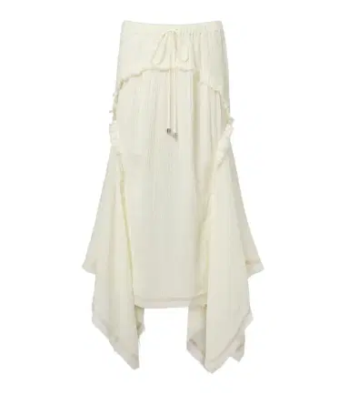 The Attico Ruffled cotton maxi skirt | Thumbnail 1