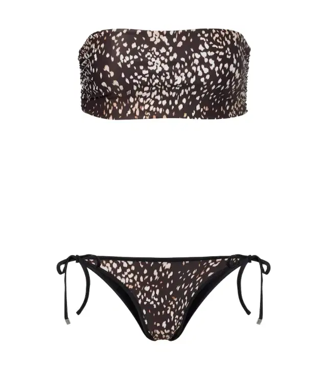 The Attico Leopard-print bikini