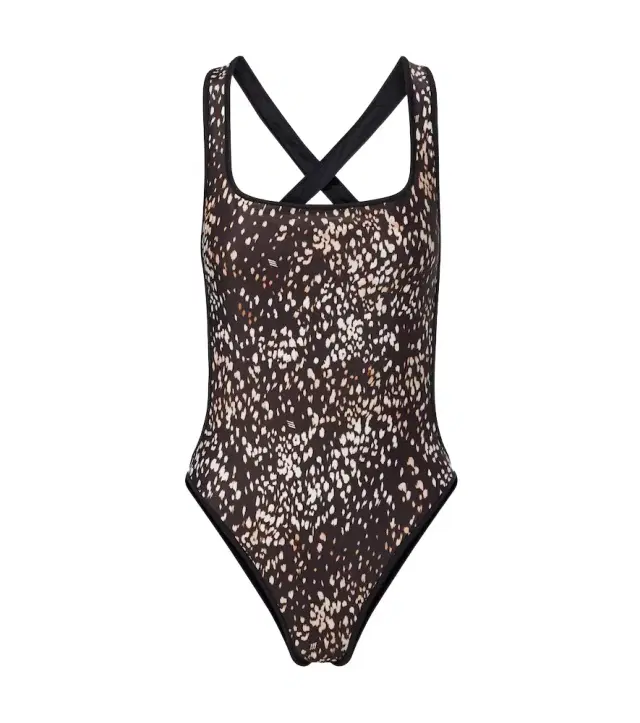 Leopard-print swimsuit