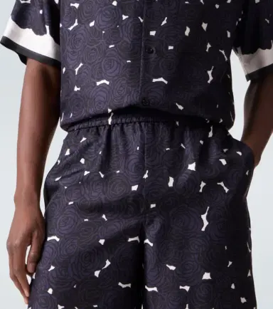Givenchy Floral silk twill shorts | Thumbnail 4 Givenchy Floral silk twill shorts | Thumbnail 4