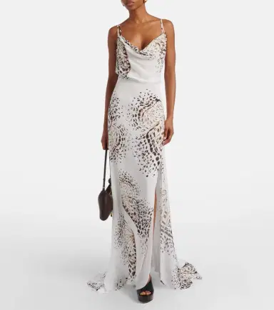 Blumarine Floral maxi dress | Thumbnail 6