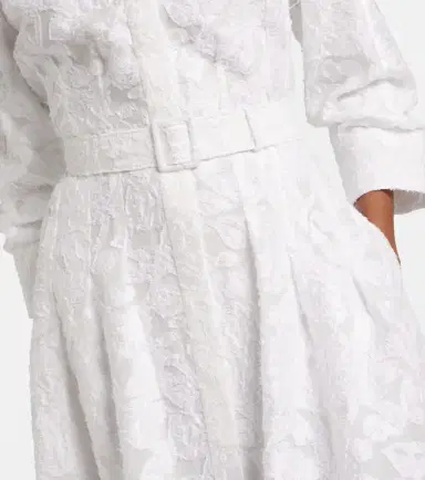 Simkhai Courtney organza jacquard gown | Thumbnail 3 Simkhai Courtney organza jacquard gown | Thumbnail 3