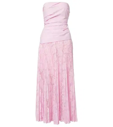 Simkhai Annalise plissé lace maxi dress | Thumbnail 1 Simkhai Annalise plissé lace maxi dress | Thumbnail 1