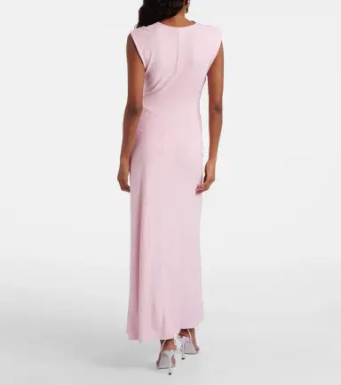 Simkhai Acacia ruched jersey maxi dress | Thumbnail 3
