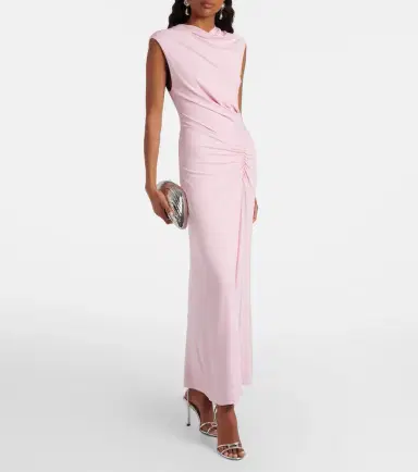 Simkhai Acacia ruched jersey maxi dress | Thumbnail 4