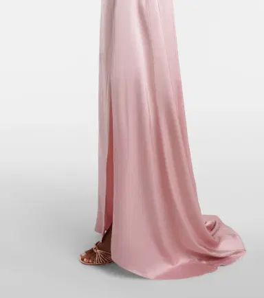 Blumarine Appliqué satin gown | Thumbnail 5 Blumarine Appliqué satin gown | Thumbnail 5