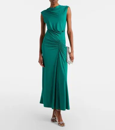 Simkhai Acacia draped jersey maxi dress | Thumbnail 4