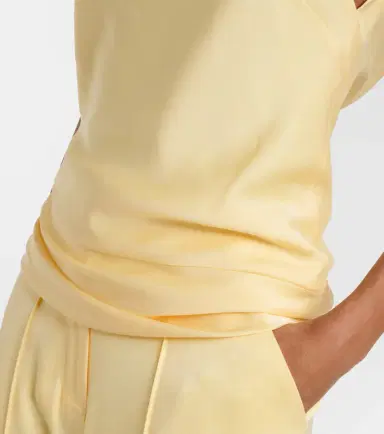 Simkhai Samira caped satin top | Thumbnail 5 Simkhai Samira caped satin top | Thumbnail 5