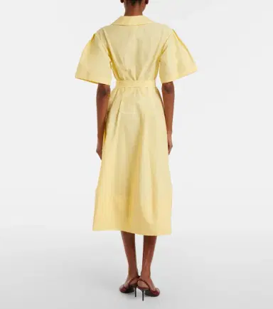Simkhai Belted cotton-blend shirt dress | Thumbnail 3 Simkhai Belted cotton-blend shirt dress | Thumbnail 3