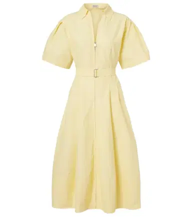 Simkhai Belted cotton-blend shirt dress | Thumbnail 1 Simkhai Belted cotton-blend shirt dress | Thumbnail 1