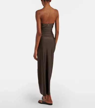 Simkhai Eiana appliqué ruched midi skirt | Thumbnail 3