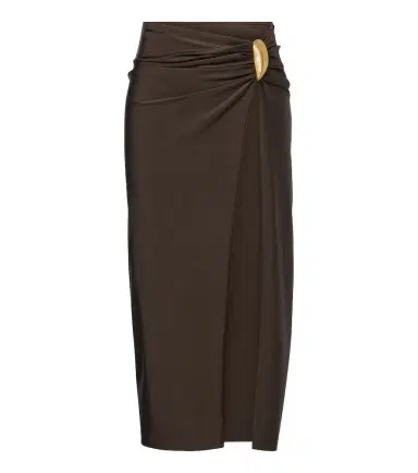 Simkhai Eiana appliqué ruched midi skirt | Thumbnail 1