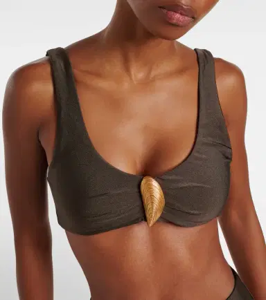 Simkhai Veyra appliqué bikini top | Thumbnail 3