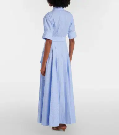 Simkhai Truman striped cotton maxi dress | Thumbnail 3