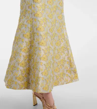 Simkhai Caraline floral jacquard cocktail dress | Thumbnail 2