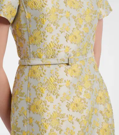 Simkhai Caraline floral jacquard cocktail dress | Thumbnail 6