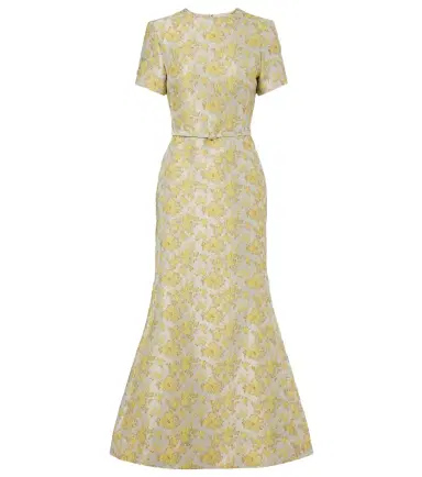 Simkhai Caraline floral jacquard cocktail dress | Thumbnail 1