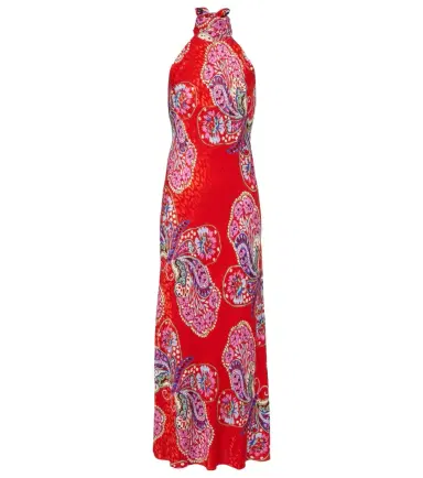 Rixo Maura printed halterneck maxi dress | Thumbnail 1