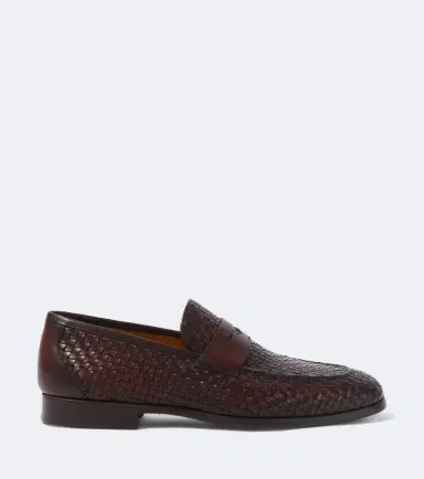 Magnanni Woven leather penny loafers | Thumbnail 5 Magnanni Woven leather penny loafers | Thumbnail 5