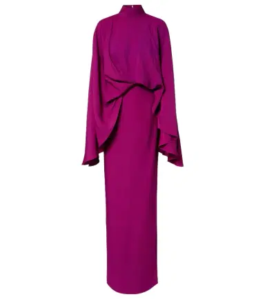 Taller Marmo Bacall draped crêpe cady gown | Thumbnail 1