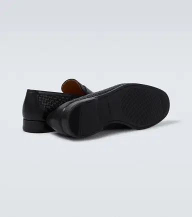 Magnanni Heracio woven leather penny loafers | Thumbnail 5