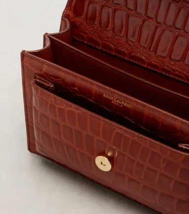 Saint Laurent Sunset Small leather crossbody bag | Thumbnail 3