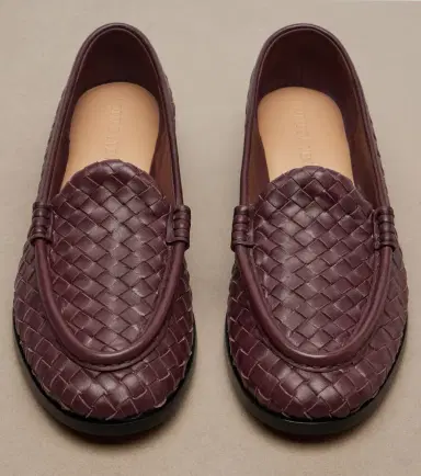 Bottega Veneta Silenzio Intrecciato leather loafers | Thumbnail 4