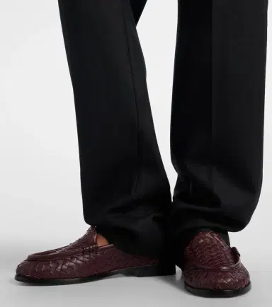 Bottega Veneta Silenzio Intrecciato leather loafers | Thumbnail 5