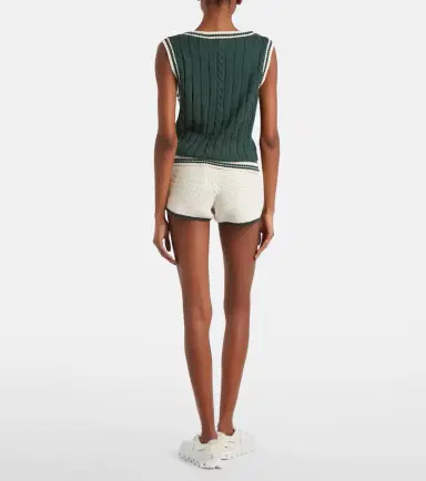 The Upside Santa Fe Julia cotton sweater vest | Thumbnail 2