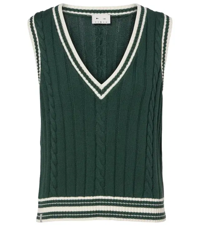 The Upside Santa Fe Julia cotton sweater vest