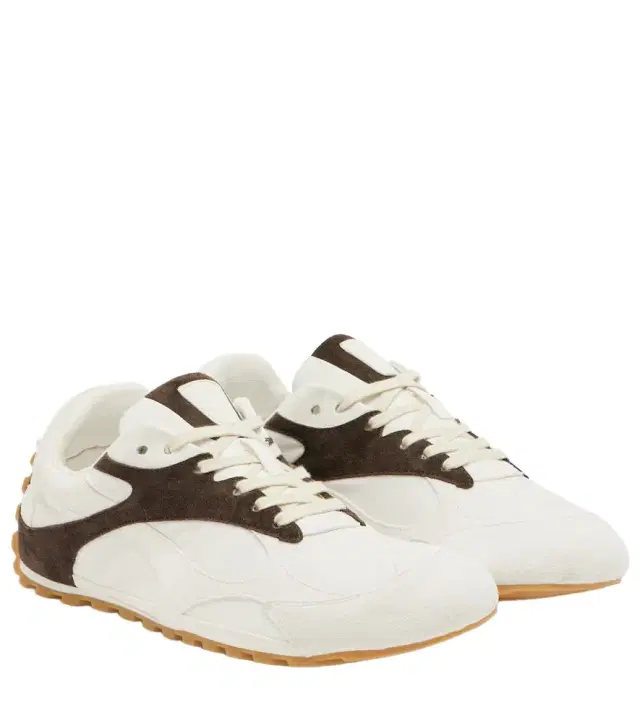 Bottega Veneta Orbit Flash suede-trimmed sneakers