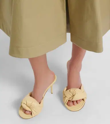 Bottega Veneta Cherry leather mules | Thumbnail 5