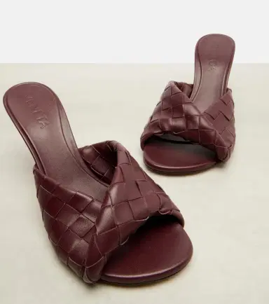 Bottega Veneta Blink 80 Intrecciato leather mules | Thumbnail 4