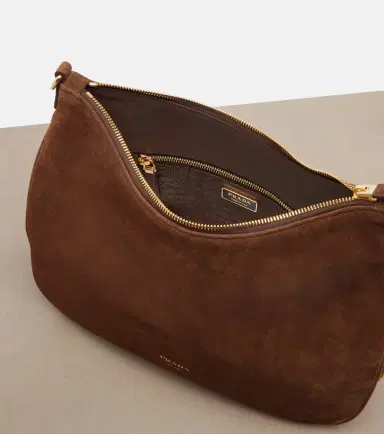 Prada Aimée Large suede shoulder bag | Thumbnail 2 Prada Aimée Large suede shoulder bag | Thumbnail 2